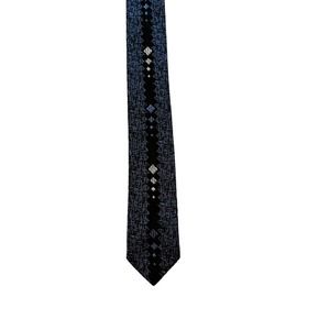 ViNTaGe Blue Super Skinny Rockabilly Swing Tie